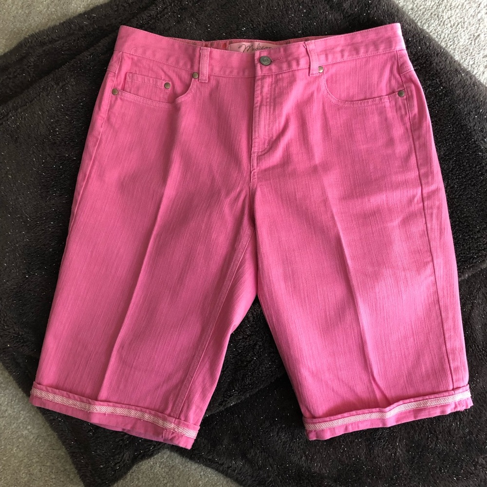 Madison Pink Capris - Picture 2 of 10